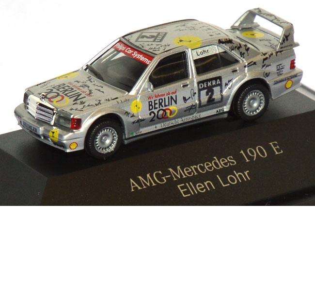 Mercedes-Benz 190 E AMG Berlin 2000 Ellen Lohr #2 silber