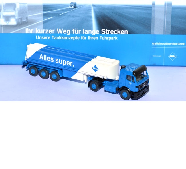 Mercedes-Benz SK 1835 Tanksattelzug ARAL himmelblau