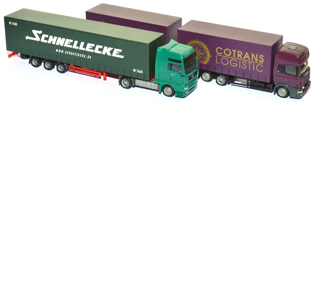 Fahrzeug Set Cotrans Logistic / Schnellecke Scania - MAN