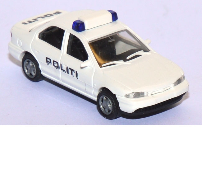 Ford Mondeo Stufenheck Politi Polizei Dänemark weiß
