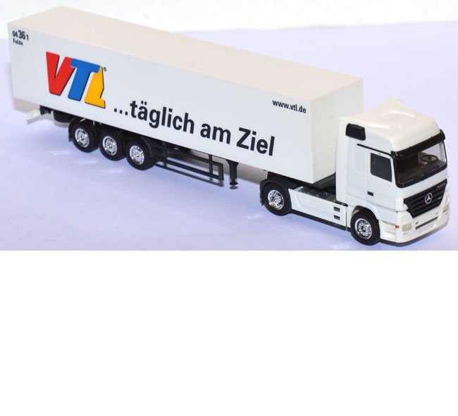 Mercedes-Benz LH MP2 Actros Koffersattelzug VTL weiß