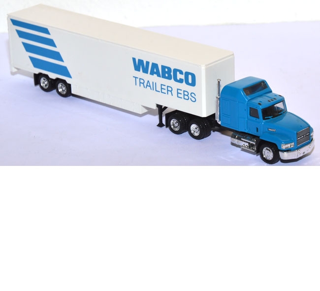 Mack CH Koffersattelzug Wabco Trailer EBS blau