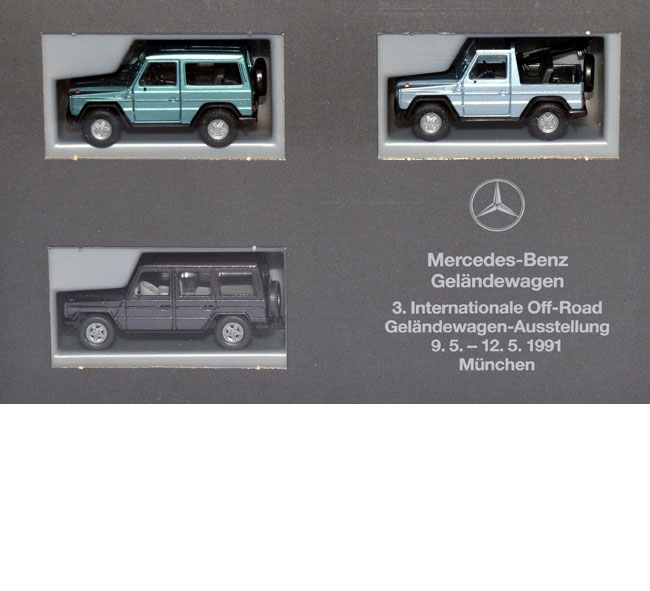 Mercedes-Benz G-Klasse Set 3. Internationale Off-Road-Geländewagen-Ausstellung München