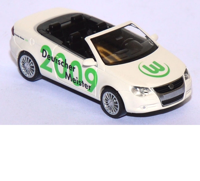 VW Eos Cabriolet VFL Wolfsburg 2009 candyweiß