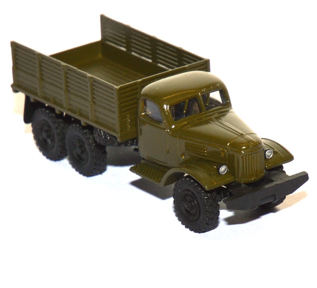 ZIL 157 Mannschaftspritschen-LKW Armee Militär grün