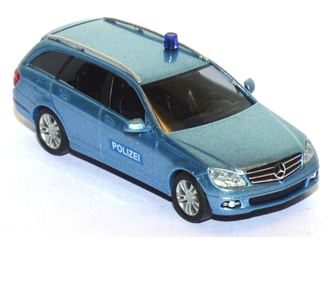 Mercedes-Benz C-Klasse T-Modell Polizei zivil hellblaumetallic 43663