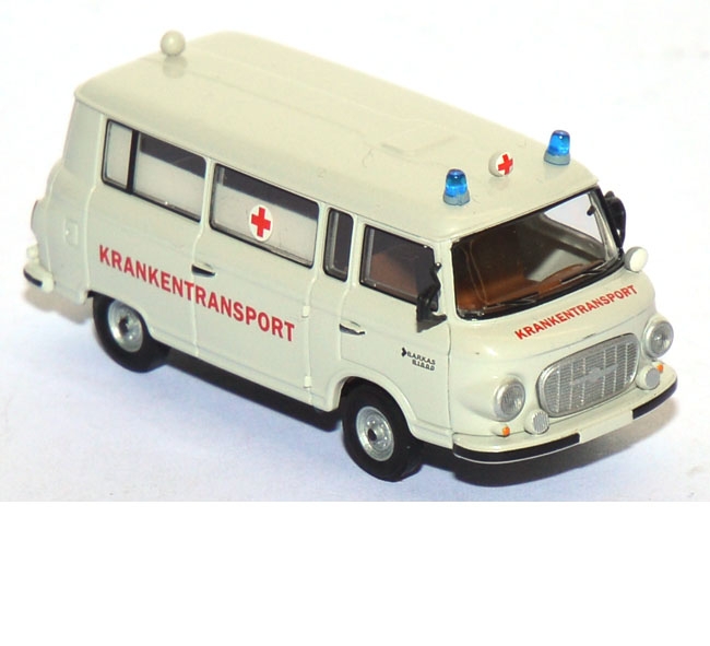 Barkas B 1000 Krankentransport weißgrau