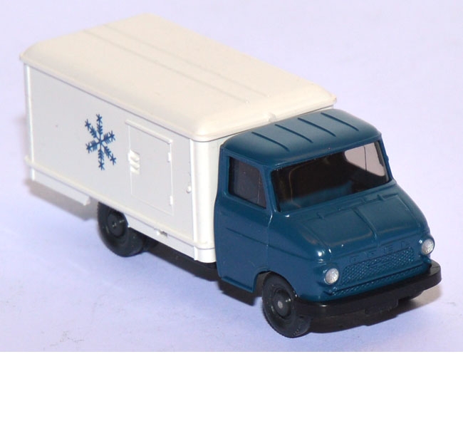 Opel Blitz B 1,9 t Kühlkoffer-Lkw signalblau