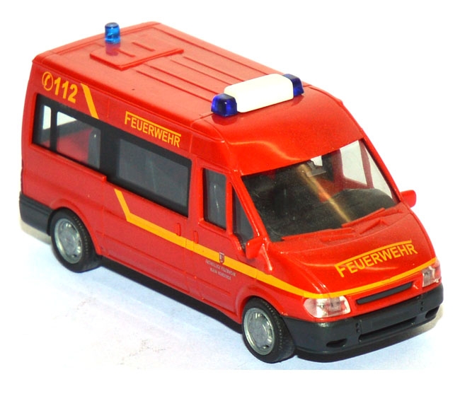 Ford Transit Bus HD Feuerwehr Klein Nordende rot