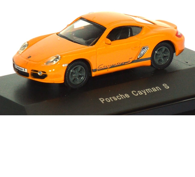 Porsche Cayman S orange