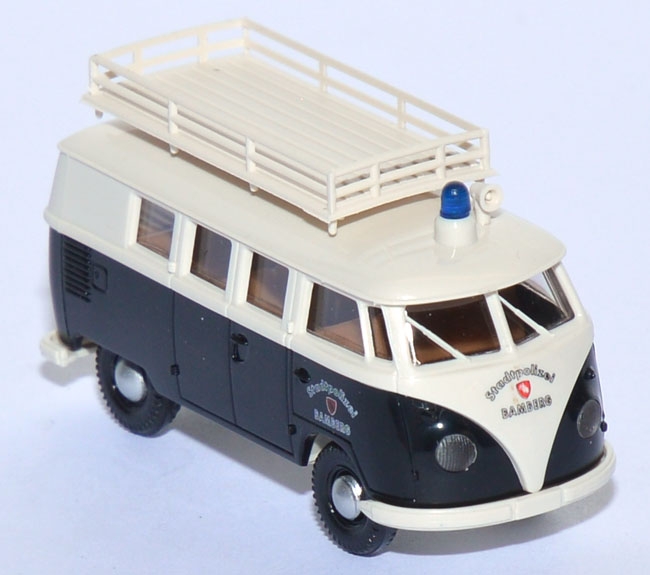 VW T1 Bus Stadtpolizei Bamberg cremeweis