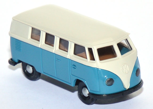 VW T1 Bus lichtgrau / brilliantblau