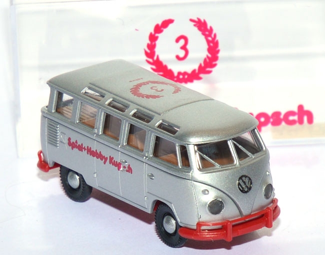 VW T1 Bus Samba 3 Jahre Spiel+Hobby Kupsch silber