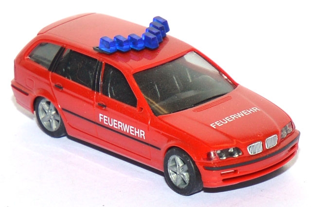 BMW 3er Touring ELW Feuerwehr rot