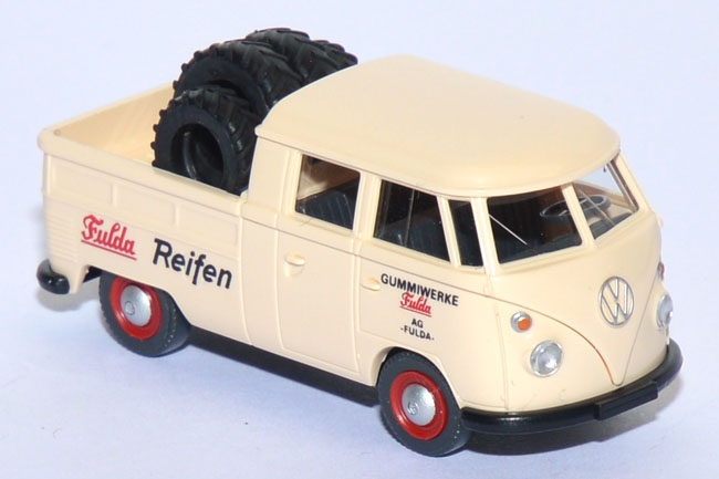 VW T1 Pritsche Doppelkabine Fulda-Reifen 1963-67 elfenbein