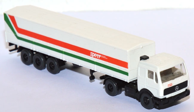 Mercedes-​​Benz NG 1635 S Pritschensattelzug Speer