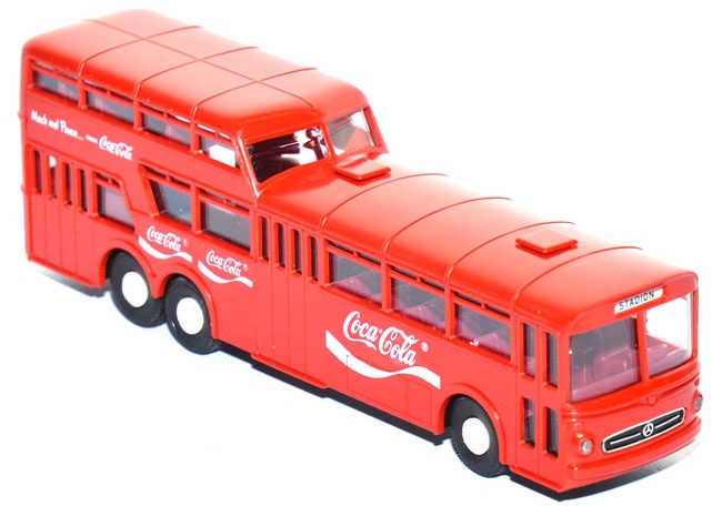 Mercedes-Benz Anderthalbdecker-Bus O 317 Coca Cola rot