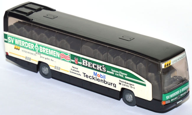 Mercedes-Benz O 404 RHD Reisebus SV Werder Bremen Beck´s schwarz