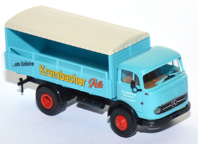 Mercedes-Benz L 328 Pausbacke Bierpritsche Krombacher adriablau