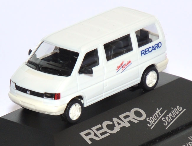 VW T4 Bus Caravelle mit Borbet-Felgen Recaro Sport Service weiß