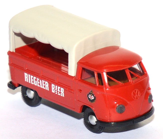 VW T1 Pritsche EK mit Plane Riegeler Bier rot