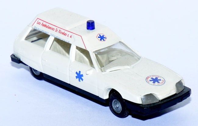 Citroen CX Break Medicine Les Ambulances St. Nicolas s.a. weiß