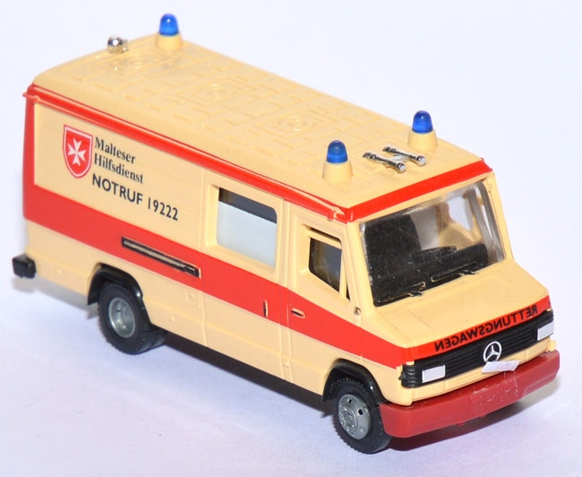 Mercedes-Benz 507D Rettungswagen Malteser Hilfsdienst creme 44344