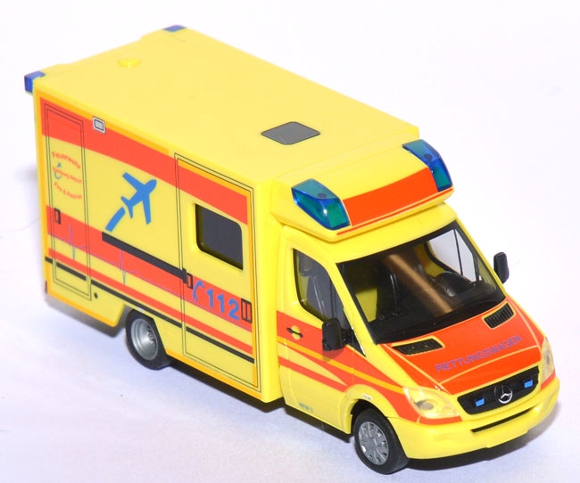 Mercedes-Benz Sprinter RTW Flughafenfeuerwehr Hamburg gelb