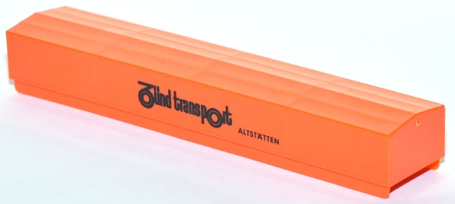 Plane für Langpritschensattelzug Zündtransport Altstätten orange