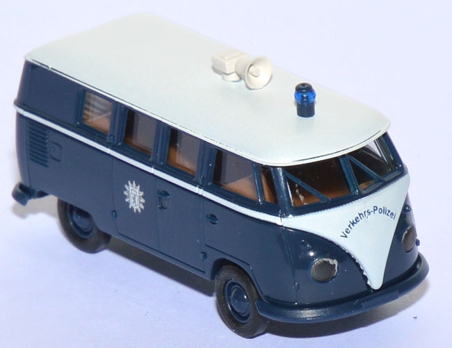 VW T1 Bus Verkehrs-Polizei Berlin dunkelblau