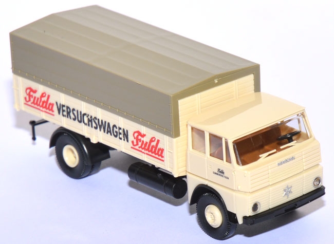 Henschel HS 16 TL Pritschen-LKW Fulda Versuchswagen creme