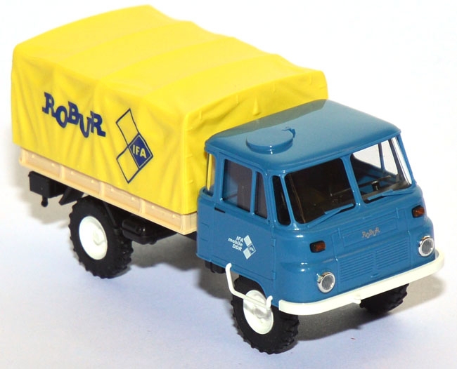 Robur LO 2002 A LKW Pritsche 4x4 Robur blau