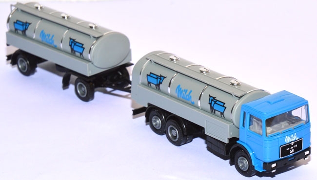 MAN F8 Lebensmitteltank-​Lastzug Milch