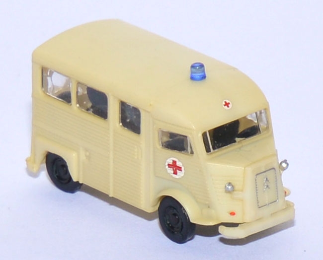 Citroen HY Ambulance Rotes Kreuz creme