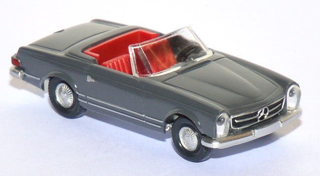 Mercedes-Benz 230 SL Cabrio offen schiefergrau