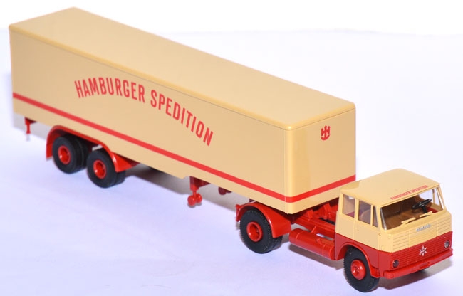 Henschel HS 16 TS Koffersattelzug Hamburger Spedition