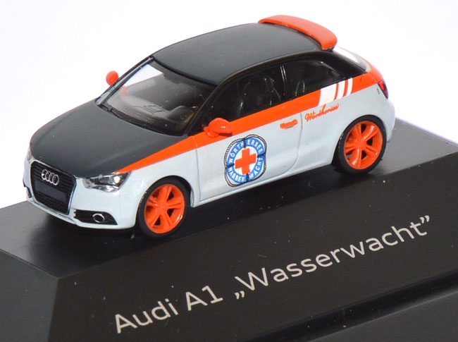 Audi A1 Studie Wasserwacht Rotes Kreuz weiß