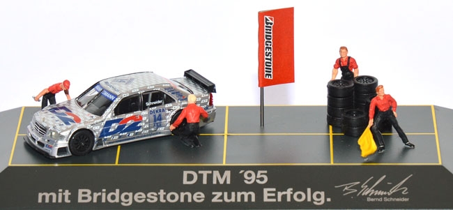 Diorama Bridgestone Mercedes-Benz C 180 DTM 1995 AMG, D2 Privat #14