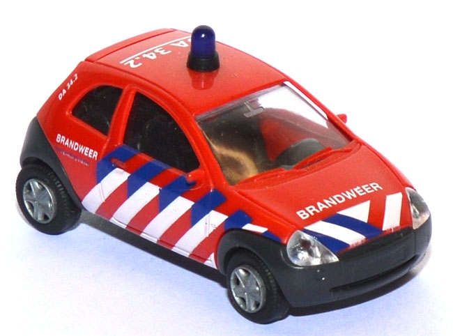 Ford Ka Brandweer / Feuerwehr Krimpen Niederlande / Holland rot