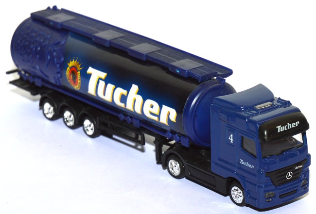 Mercedes-Benz Actros Tanksattelzug Tucher - Ice Tigers blau