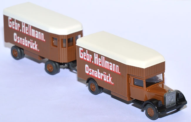 Mercedes-​​Benz L 2500 Möbelkofferlastzug Gebr. Hellmann