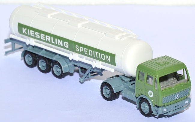 Mercedes-Benz NG 1632 Tanksattelzug Kieserling Spedition grün