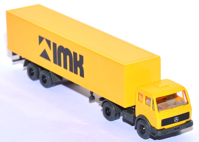 Mercedes-​Benz NG 1626 S Koffersattelzug IMK gelb