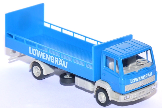 Mercedes-Benz 814 Bierpritsche Löwenbräu München blau