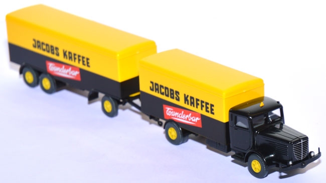 Büssing 8000 Kofferlastzug Jacobs Kaffee