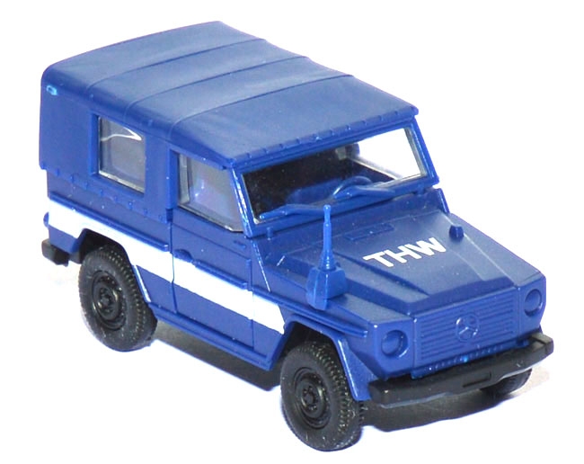 Mercedes-Benz G-Klasse mit Softtop blau