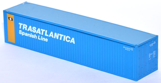 Container 40 ft. Trasatlantica Spanish Line blau