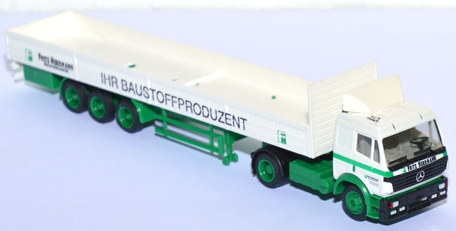 Mercedes-Benz SK 88 Pritschensattelzug Fritz Herrmann Eisenberg + Atlas-Ladekran