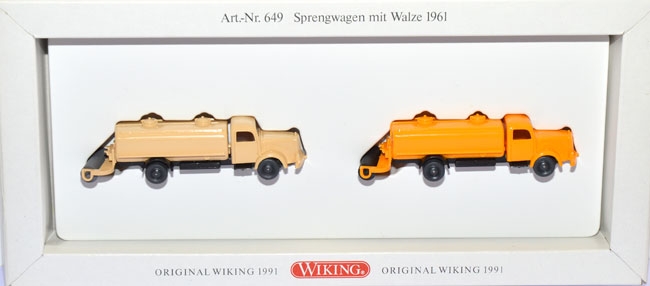 Sonderpackung Sprengwagen mit Walze 1961