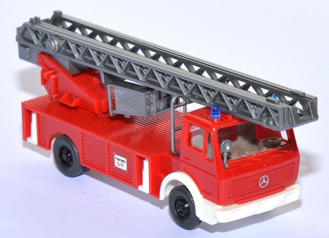 Mercedes-Benz NG 1619 DLK 23-12 Metz Drehleiter Feuerwehr  hellrot